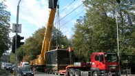 Zlín - erection of the trafostation (2010)